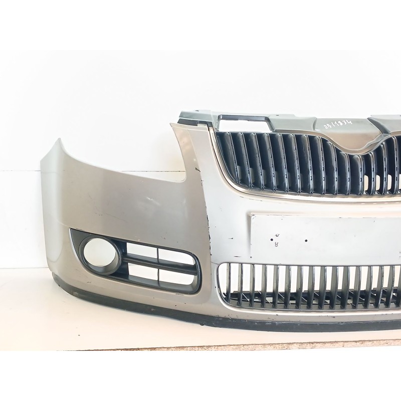 Recambio de paragolpes delantero para skoda fabia (5j2 ) style referencia OEM IAM - Gris 2
