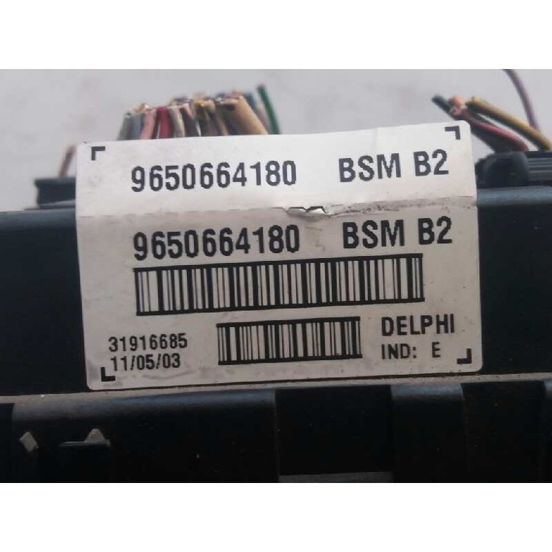 Recambio de caja reles / fusibles para peugeot 307 break / sw (s1) sw referencia OEM IAM 9650664180 - Gris 3