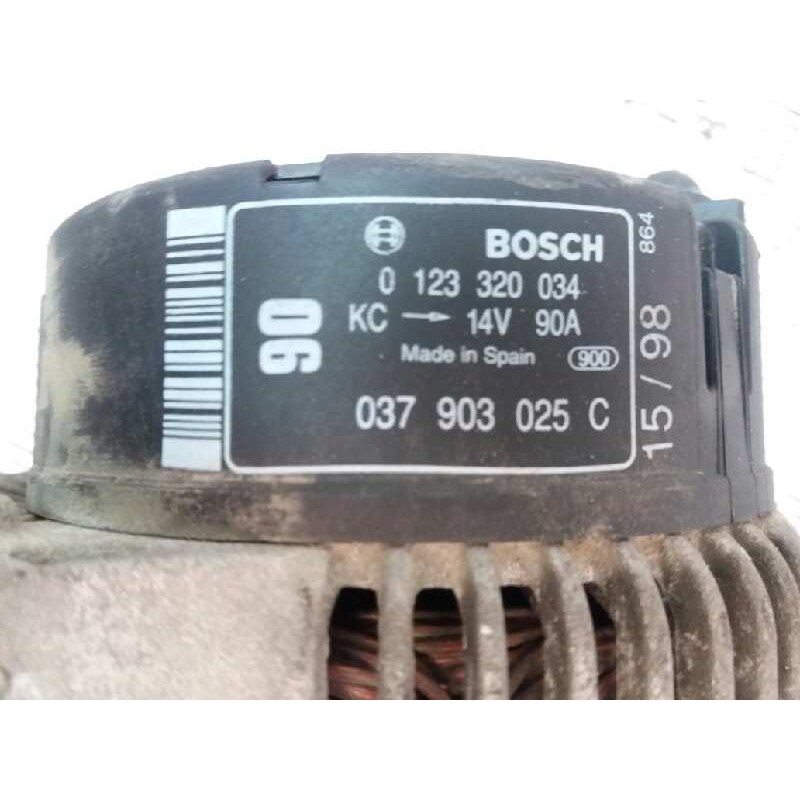 Recambio de alternador para volkswagen golf iv berlina (1j1) 1.8 referencia OEM IAM 0123320034 037903025C - Blanco 3