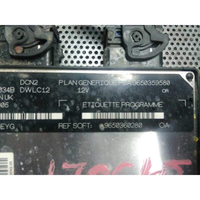 Recambio de centralita motor uce para peugeot partner (s2) combi pro referencia OEM IAM 9650359580 R04080034B - Blanco 2