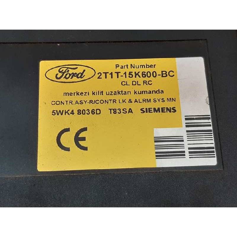 Recambio de centralita check control para ford transit connect (tc7) furgón (2006) referencia OEM IAM 2T1T15K600BC - Blanco 2