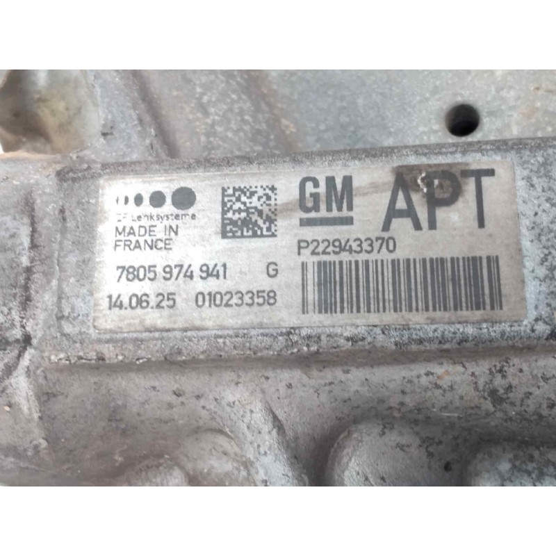 Recambio de cremallera direccion para opel insignia berlina excellence referencia OEM IAM 7805974941 01023358 P22943370 - Blanco 3