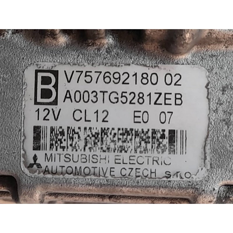 Recambio de alternador para peugeot 207 sw sport referencia OEM IAM A003TG5281ZEB CL12 - Blanco 4