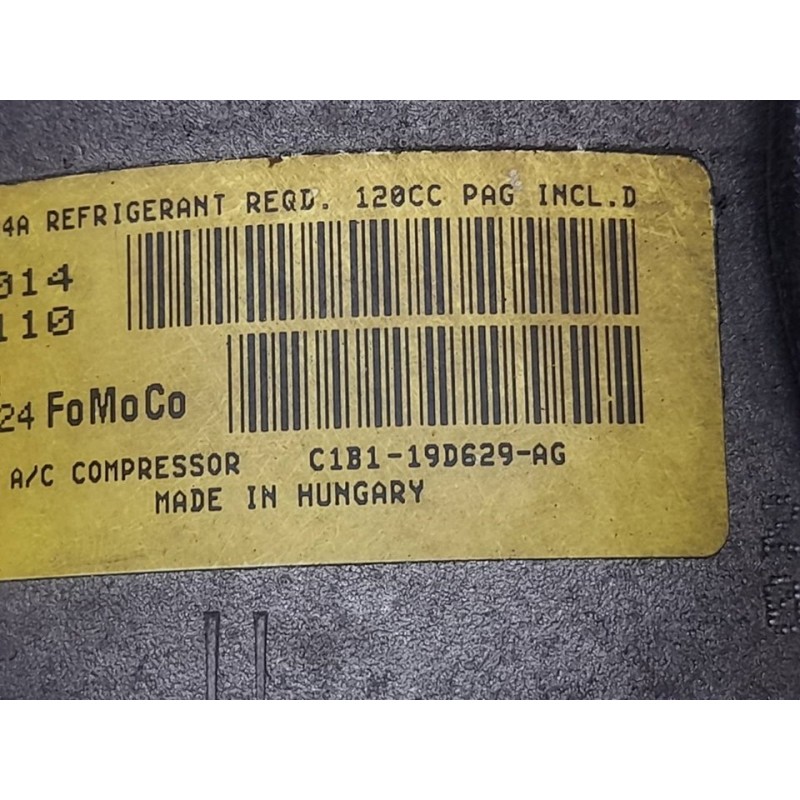 Recambio de compresor aire acondicionado para ford fiesta (ccn) trend referencia OEM IAM C1B119D629AG FOMOCO - Blanco 3