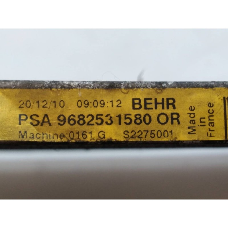 Recambio de condensador / radiador aire acondicionado para peugeot 5008 premium referencia OEM IAM 968251580  BEHR - Negro 2