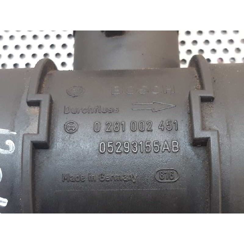 Recambio de caudalimetro para chrysler voyager (rg) 2.5 crd se referencia OEM IAM 0281002451 05293155AB BOSCH - Negro 2