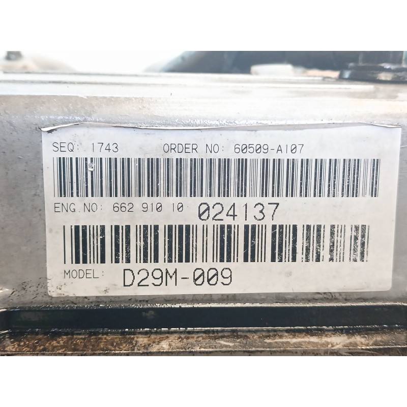 Recambio de motor completo para ssangyong musso 2.9 d referencia OEM IAM 662910 2