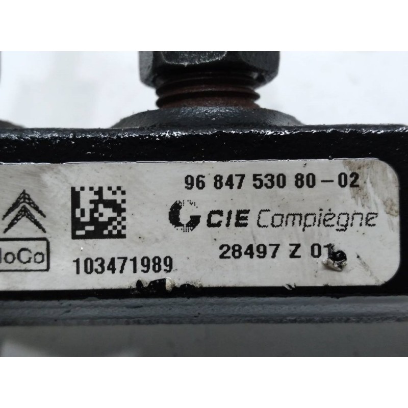 Recambio de rampa inyectora para peugeot 5008 premium referencia OEM IAM 9684753080 9664111780 - Negro 3