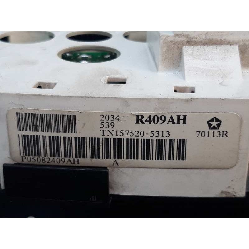 Recambio de cuadro instrumentos para chrysler voyager (rg) 2.5 crd se referencia OEM IAM R409AH P05082409AH TN1575205313 - Negro 2