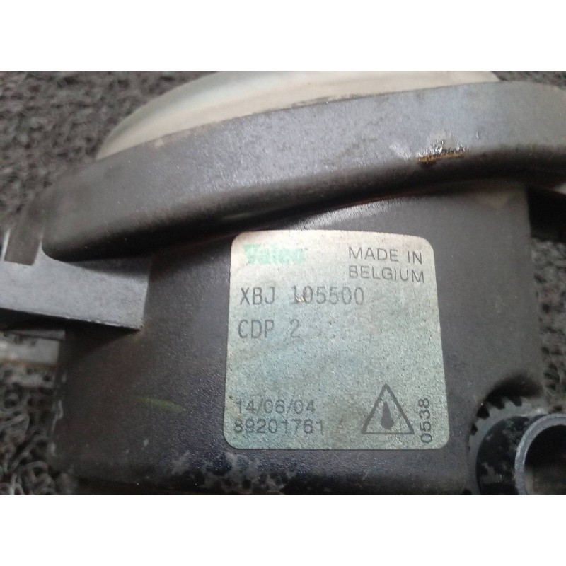 Recambio de faro antiniebla izquierdo para mg serie 75 (j/rj) classic referencia OEM IAM XBJ105500  VALEO - Azul 3