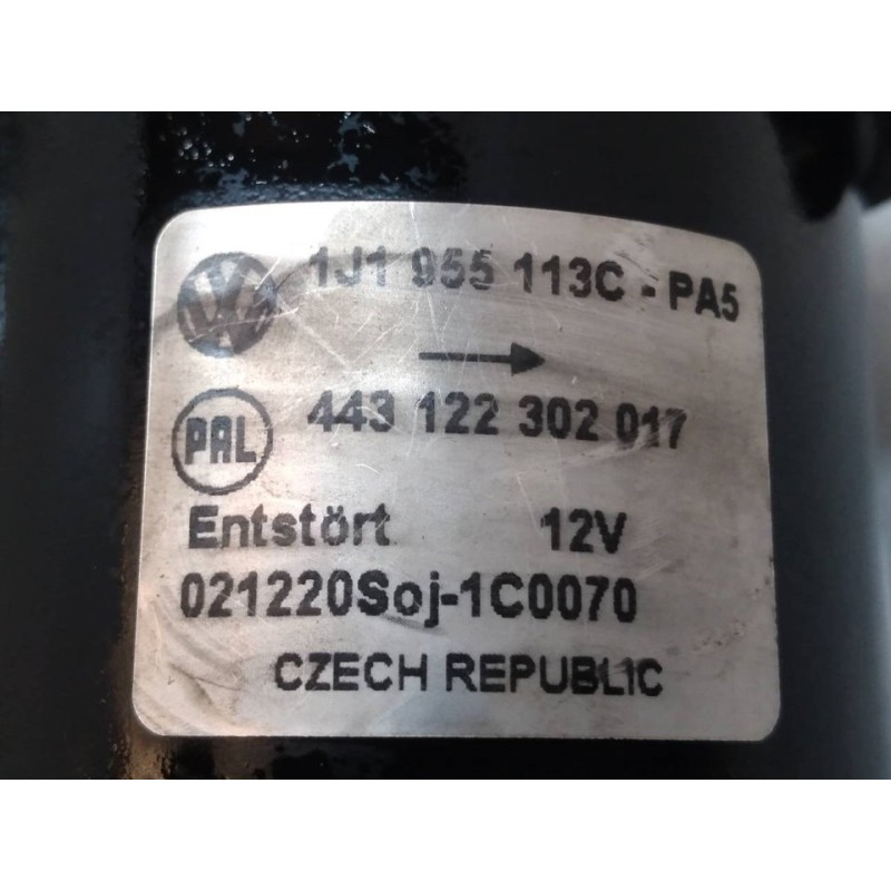 Recambio de motor limpia delantero para volkswagen golf iv berlina (1j1) spirit referencia OEM IAM 1J1955113C - Negro 4