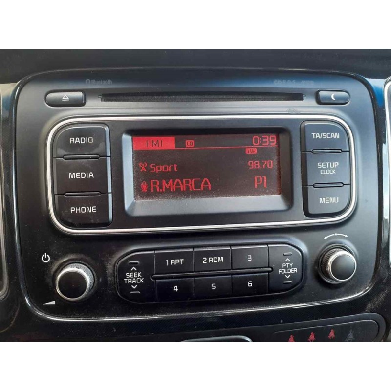 Recambio de sistema audio / radio cd para kia carens ( ) concept referencia OEM IAM 2