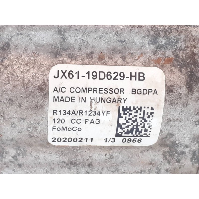 Recambio de compresor aire acondicionado para ford focus active referencia OEM IAM JX6119D629HB 5