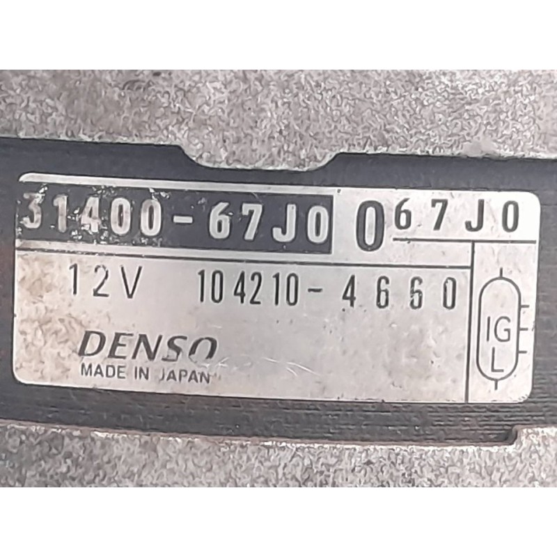 Recambio de alternador para suzuki grand vitara jb (jt) 1.9 ddis jx (3-ptas.) referencia OEM IAM 3140067J0 1042104660 - Gris 3
