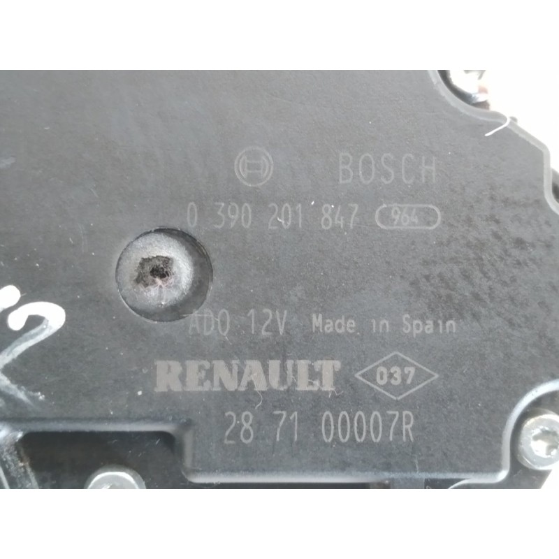 Recambio de motor limpia trasero para renault megane iii berlina 5 p dynamique referencia OEM IAM 0390201847  BOSCH - Blanco 3