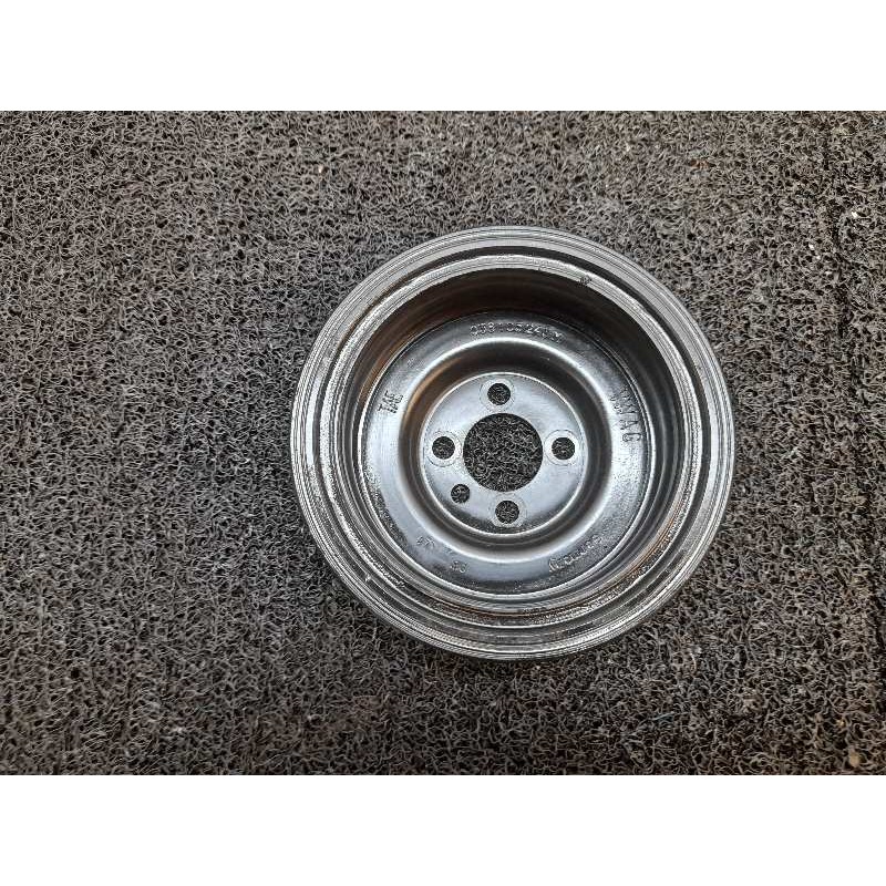Recambio de polea cigueñal para seat ibiza (6j5) copa referencia OEM IAM 038105243M - Negro 3