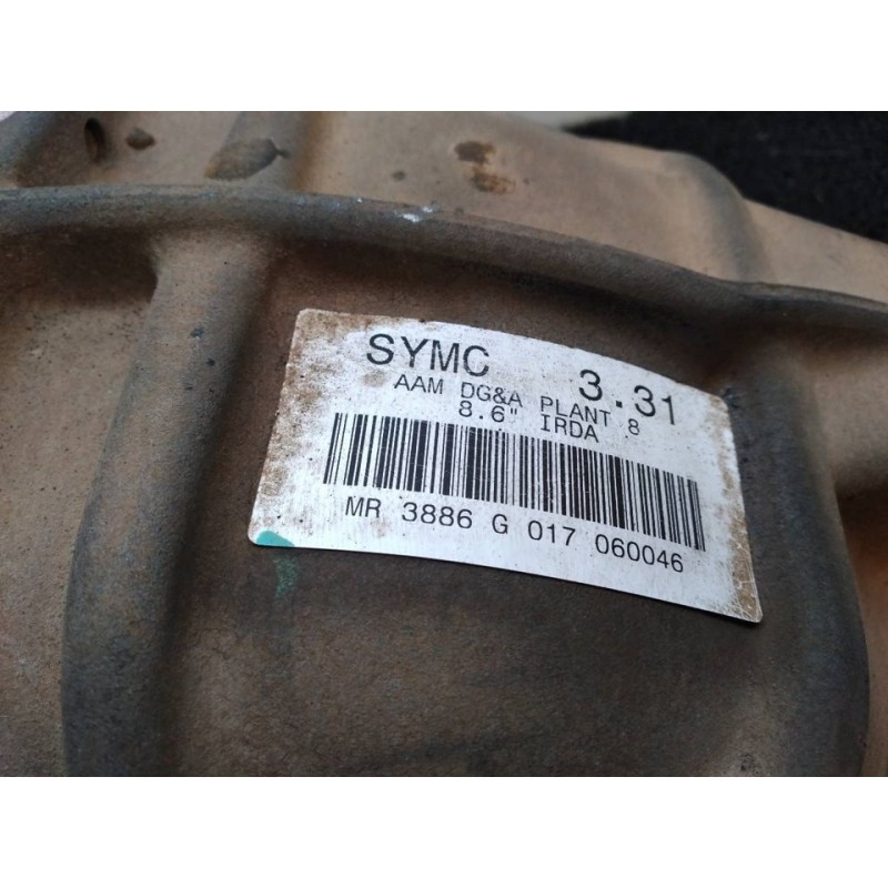 Recambio de diferencial trasero para ssangyong rexton 270 xvt limited referencia OEM IAM MR3886G017 SYMC 331 2