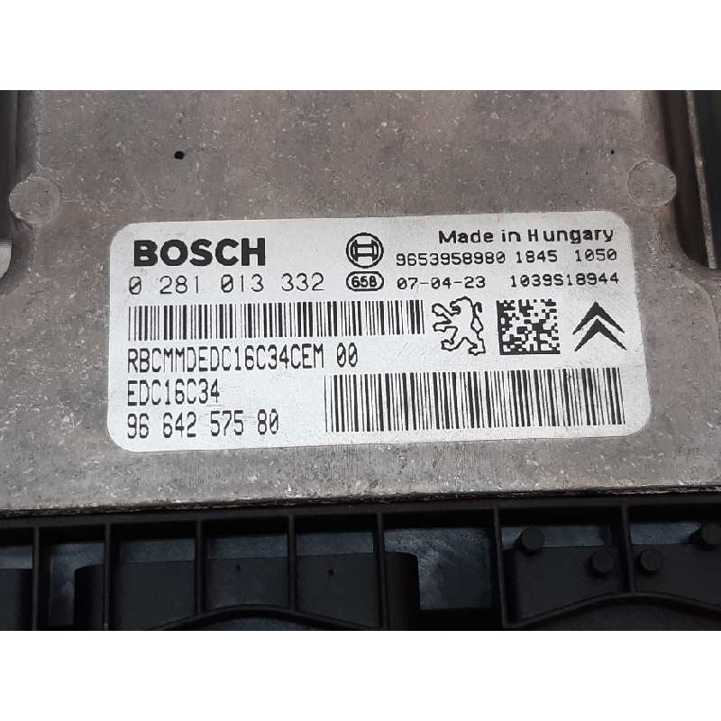 Recambio de centralita motor uce para peugeot 407 sw sr sport referencia OEM IAM 0281013332 9664257580 BOSCH - Gris 3