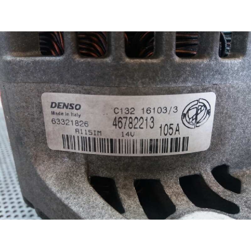 Recambio de alternador para fiat stilo (192) 1.9 jtd / 1.9 jtd 115 active referencia OEM IAM 46782213 - Rojo 2