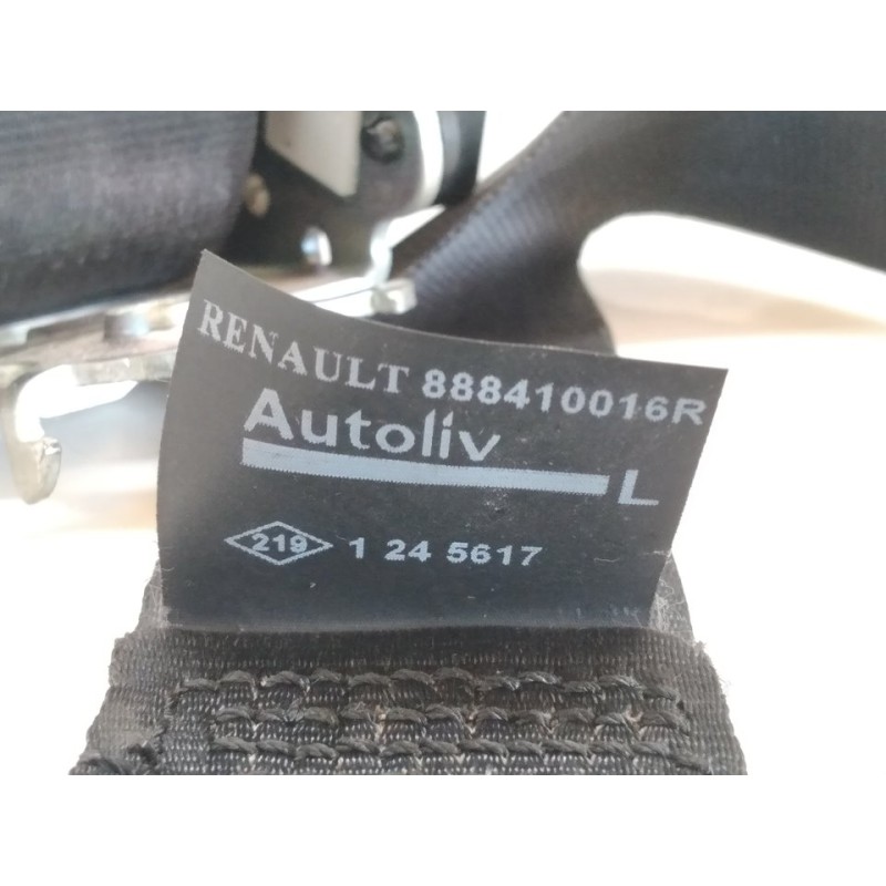 Recambio de cinturon seguridad trasero izquierdo para renault megane iii berlina 5 p dynamique referencia OEM IAM 888410016R - Blanco 2
