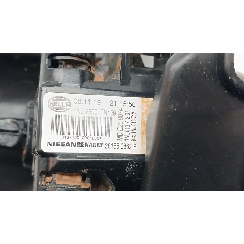 Recambio de faro antiniebla izquierdo para renault clio v (b7_) 1.0 sce 75 (b7m5) referencia OEM IAM 261550862R - Blanco 2