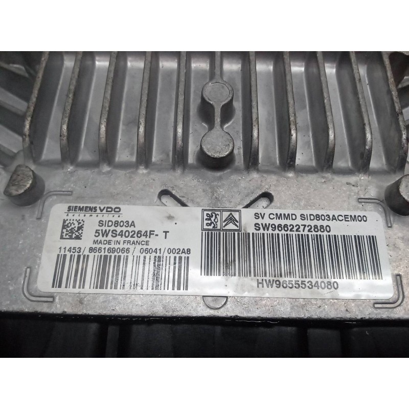 Recambio de centralita motor uce para peugeot 407 st confort referencia OEM IAM 5WS40264F SW9662272880 HW9655534080 2