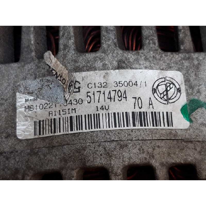 Recambio de alternador para fiat panda (169) 1.2 8v emotion referencia OEM IAM 51714794 - Negro 6