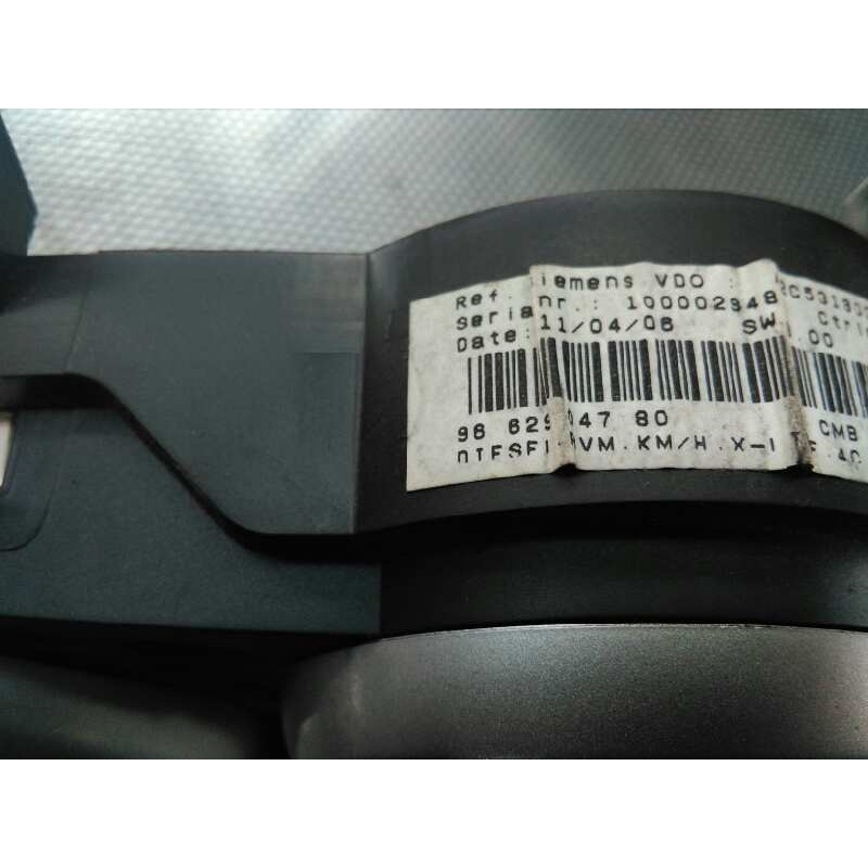 Recambio de cuadro instrumentos para peugeot 207 xs referencia OEM IAM 9662904780 A2C53190340 - Rojo 3