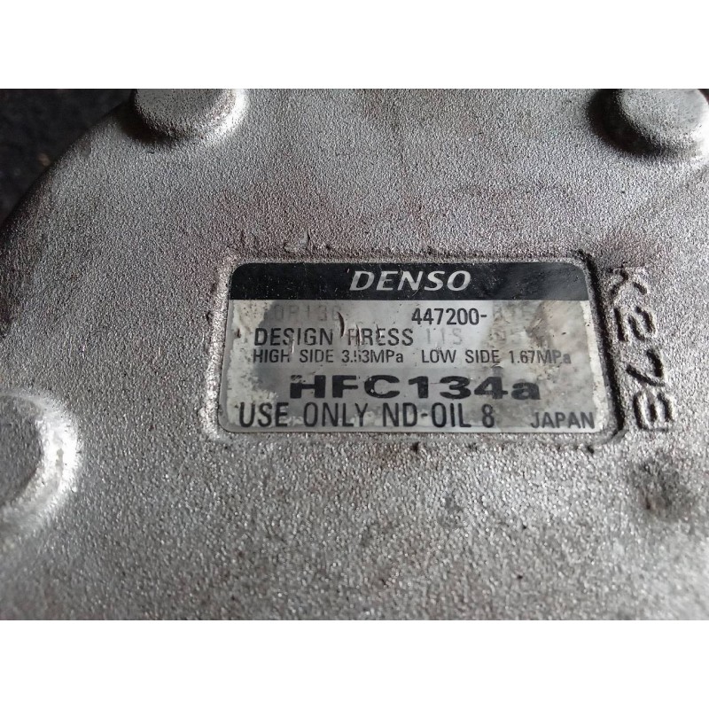 Recambio de compresor aire acondicionado para tata grand telcosport 2.0 tdi referencia OEM IAM 4472008761  DENSO 3
