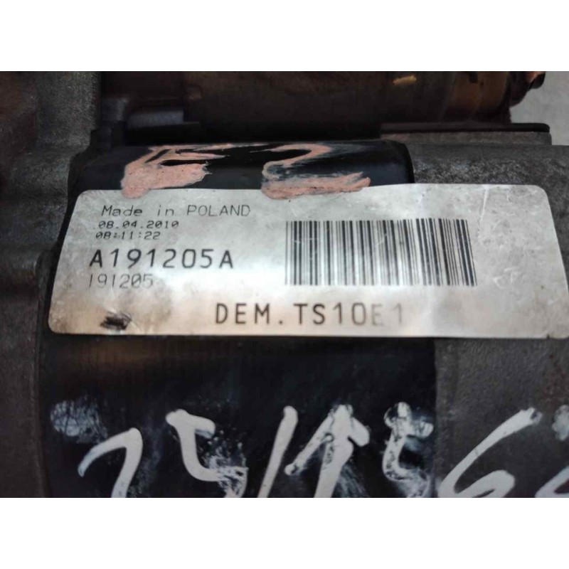 Recambio de motor arranque para citroën c1 audace referencia OEM IAM TS10E1 - Negro 4