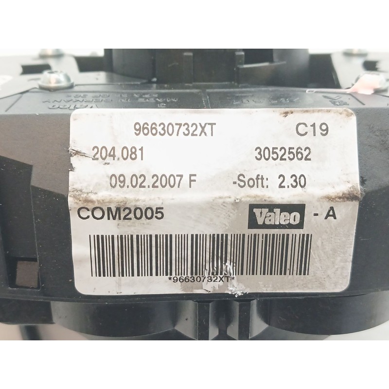 Recambio de mando luces para peugeot 207 x-line referencia OEM IAM 96630732XT - Negro 2