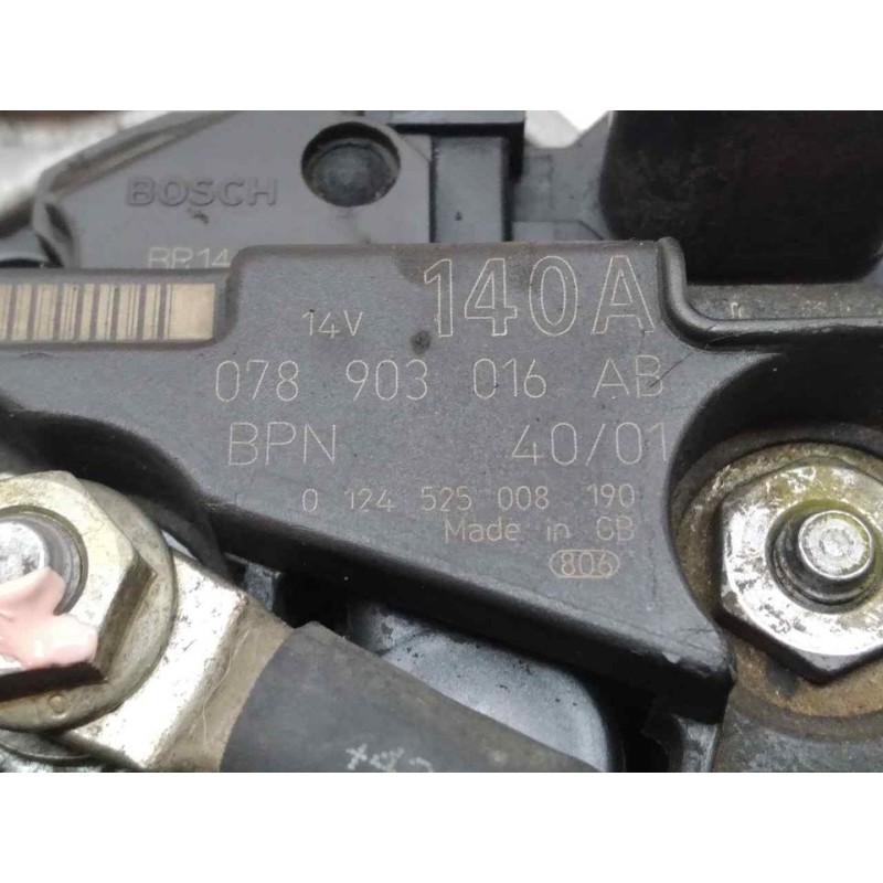 Recambio de alternador para audi a6 berlina (4b2) 2.5 tdi quattro referencia OEM IAM 0124525008 2