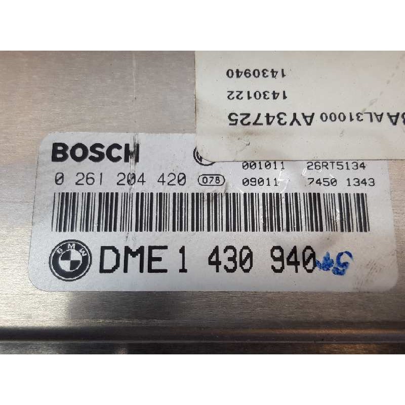 Recambio de centralita motor uce para bmw serie 3 berlina (e46) 318i referencia OEM IAM 1430940 0261204420 BOSCH - Gris 3
