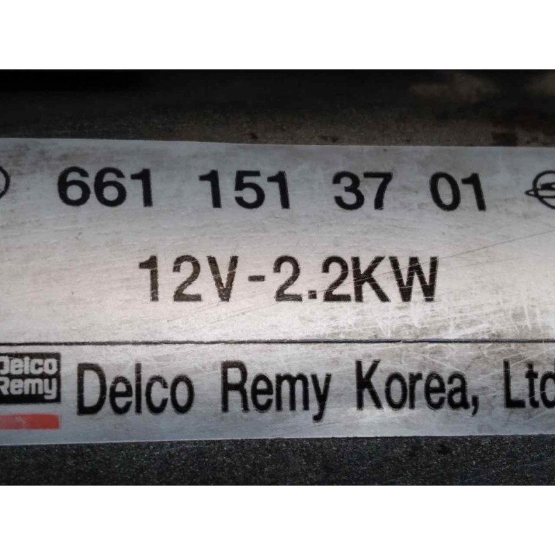 Recambio de motor arranque para ssangyong rexton rx 270 plus / 270 xdi plus referencia OEM IAM 6611513701 4