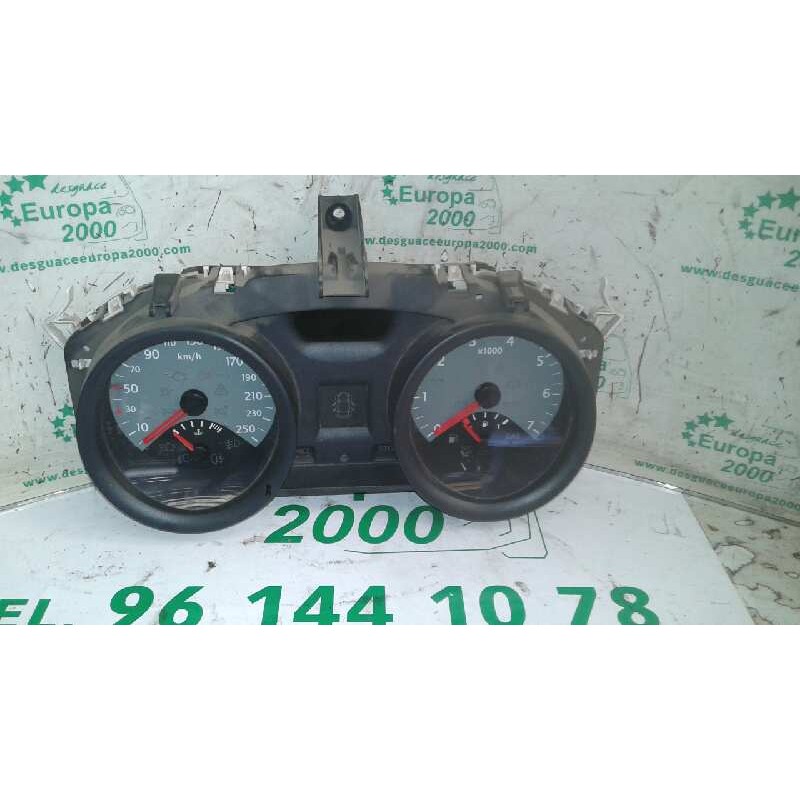 Recambio de cuadro instrumentos para renault megane ii berlina 5p 1.4 16v referencia OEM IAM 8200074316E 2RPF14B115AF 
