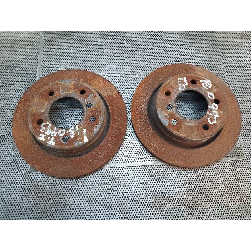 Recambio de disco de freno trasero para bmw serie 3 berlina (e46) 320d referencia OEM IAM - Azul 3