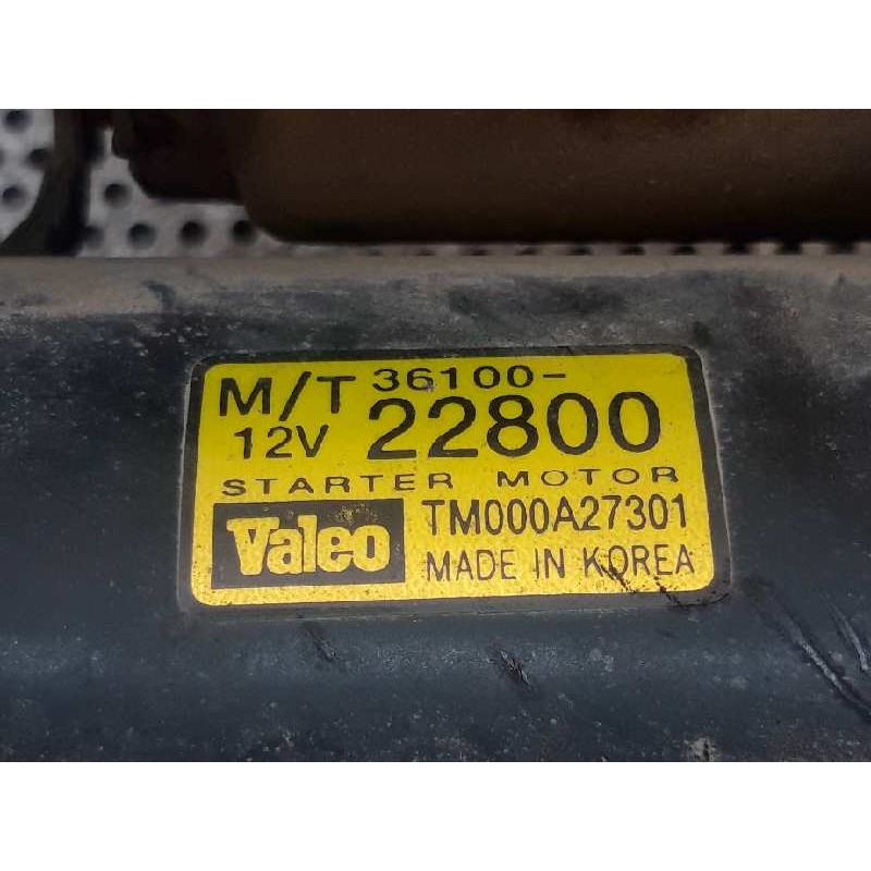 Recambio de motor arranque para hyundai getz (tb) 1.3 básico referencia OEM IAM MT3610022800 TM000A27301 VALEO - Azul 5