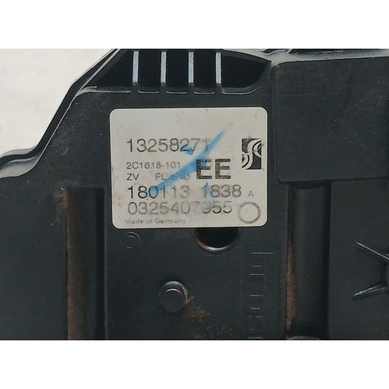 Recambio de cerradura puerta delantera izquierda para opel meriva b selective referencia OEM IAM 13258271 0325407955 2