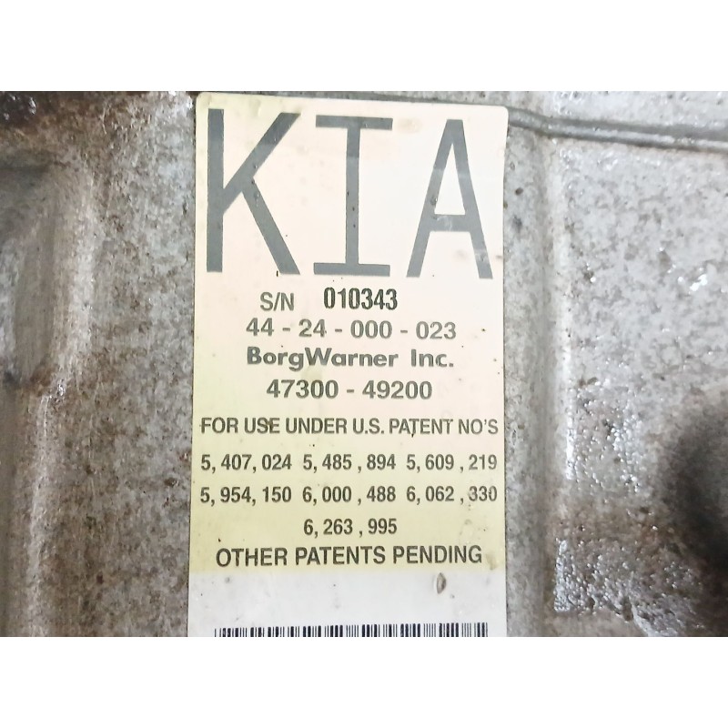 Recambio de caja cambios para kia sorento 2.5 crdi vgt ex1 referencia OEM IAM 442423 47300492 - Marrón 2