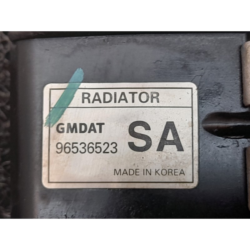 Recambio de radiador agua para chevrolet kalos 1.2 se referencia OEM IAM 96536523 - Azul 2