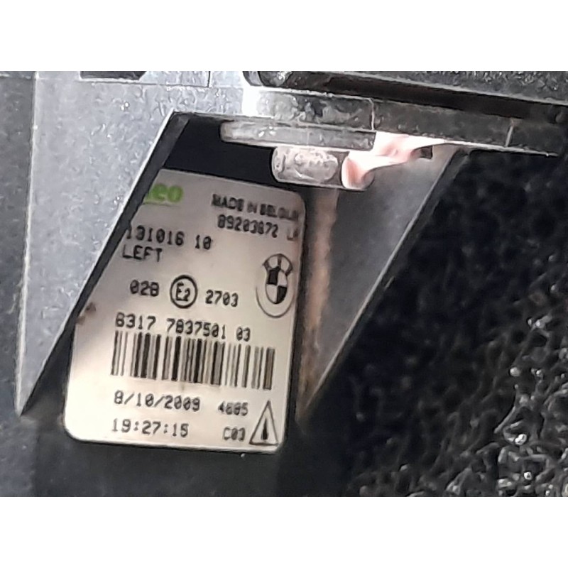 Recambio de faro antiniebla izquierdo para bmw serie 1 berlina (e81/e87) 116d referencia OEM IAM 89203672LH - Blanco 3