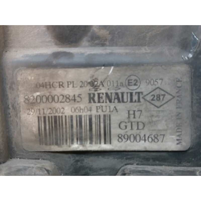 Recambio de faro izquierdo para renault laguna ii (bg0) authentique referencia OEM IAM 8200002845 - Gris 3