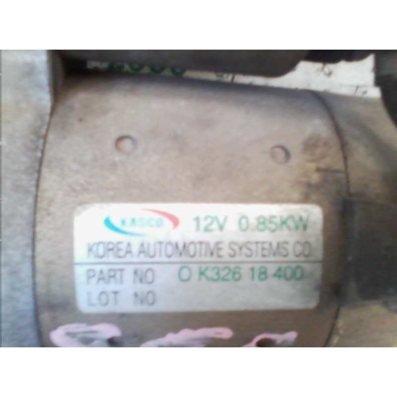 Recambio de motor arranque para kia sephia ll 1.6 cat referencia OEM IAM 0K32618400 - Gris 2