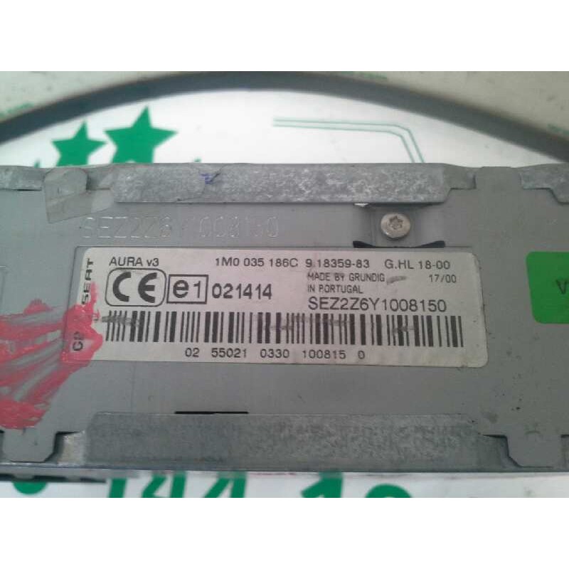 Recambio de sistema audio / radio cd para seat toledo (1m2) 1.9 tdi referencia OEM IAM  SEAT - Gris 2