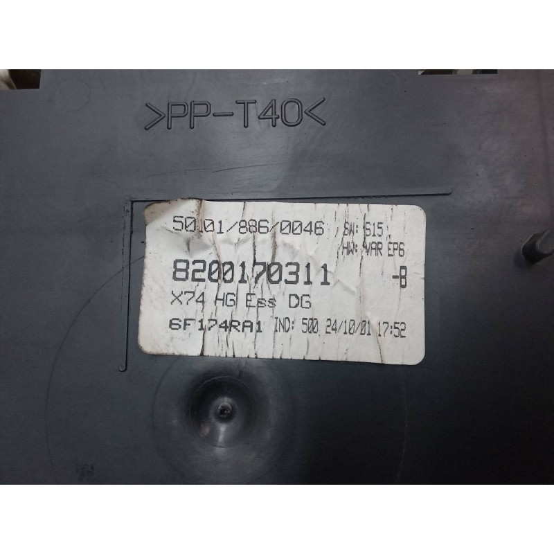 Recambio de cuadro instrumentos para renault laguna ii grandtour (kg0) privilege referencia OEM IAM 8200170311  JAEGER 2