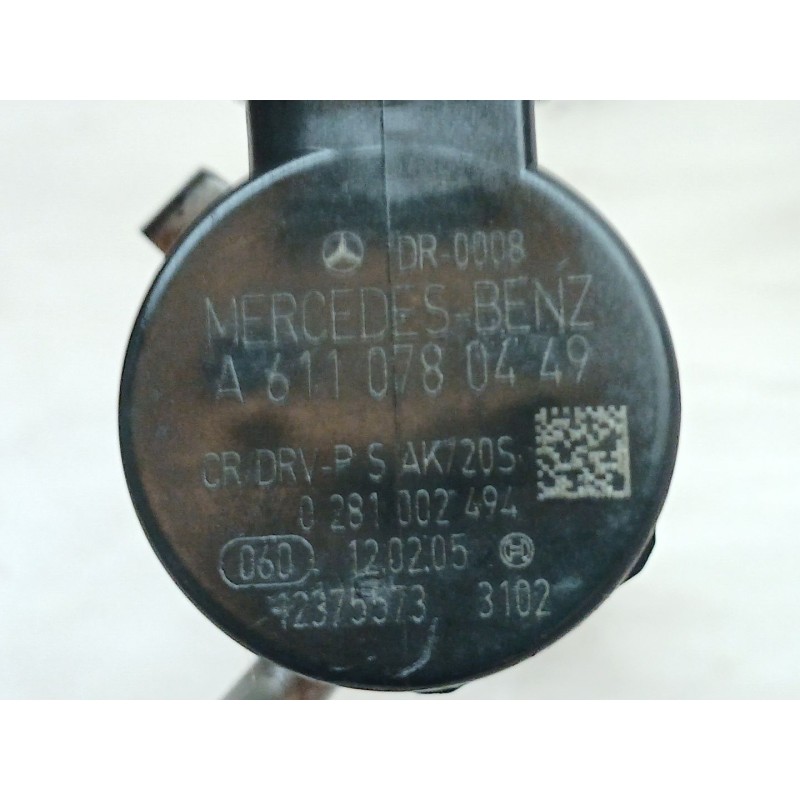 Recambio de rampa inyectora para smart forfour cdi (50kw) referencia OEM IAM 0281002504 A6110780449 - Negro 2