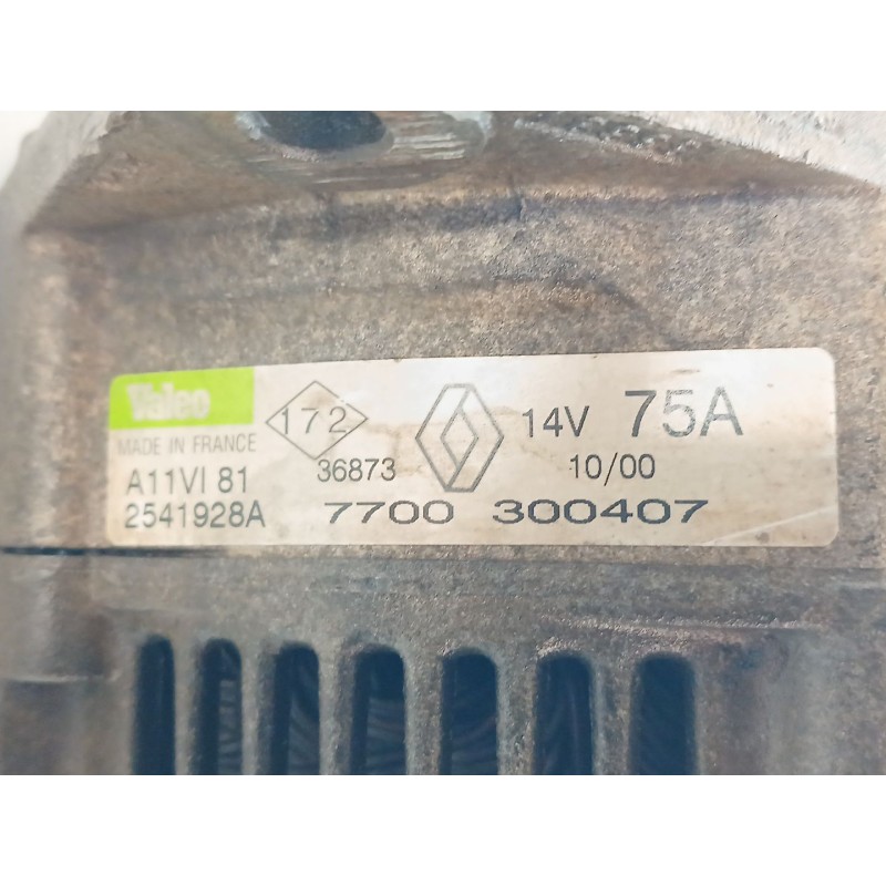Recambio de alternador para renault master desde '98 caja cerrada, techo elevado l1h2 rs 3078 referencia OEM IAM 7700300407 2541 - Blanco 2