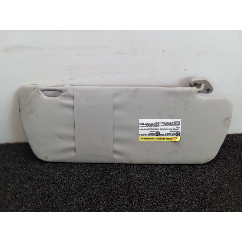 Recambio de parasol izquierdo para nissan nt400 cabstar (01/20214) cabstar 35.xx cabina simple cabina individual referencia OEM - Blanco 2