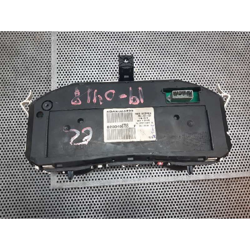 Recambio de cuadro instrumentos para renault megane ii coupe/cabrio authentique referencia OEM IAM - Negro 2