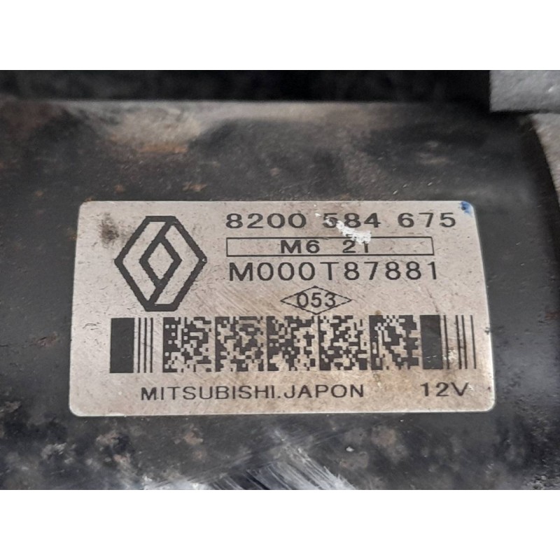 Recambio de motor arranque para renault megane ii coupe/cabrio authentique referencia OEM IAM 8200584675 M000T87881 - Negro 2
